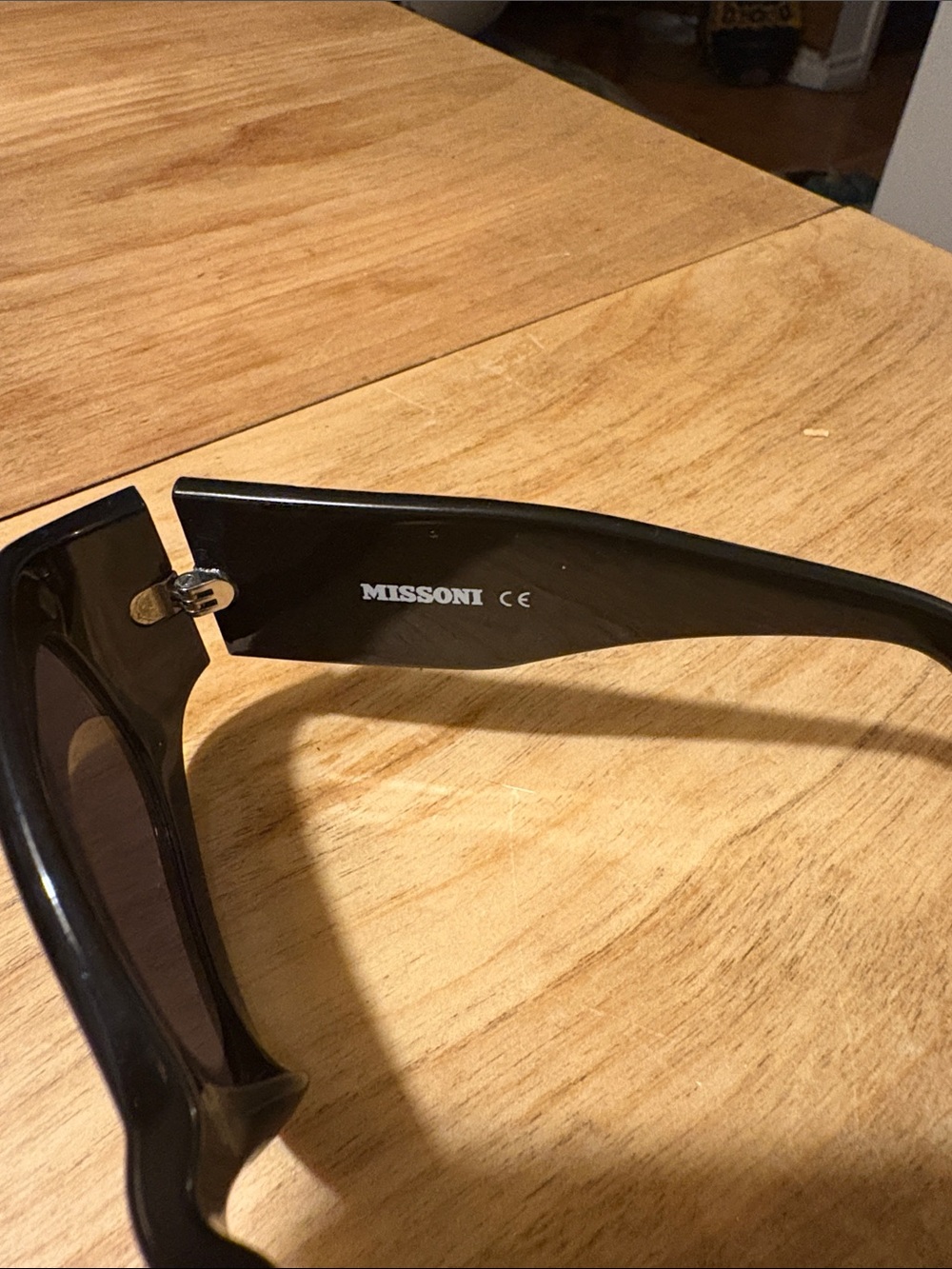 Missoni Black M Glossy Sunglasses